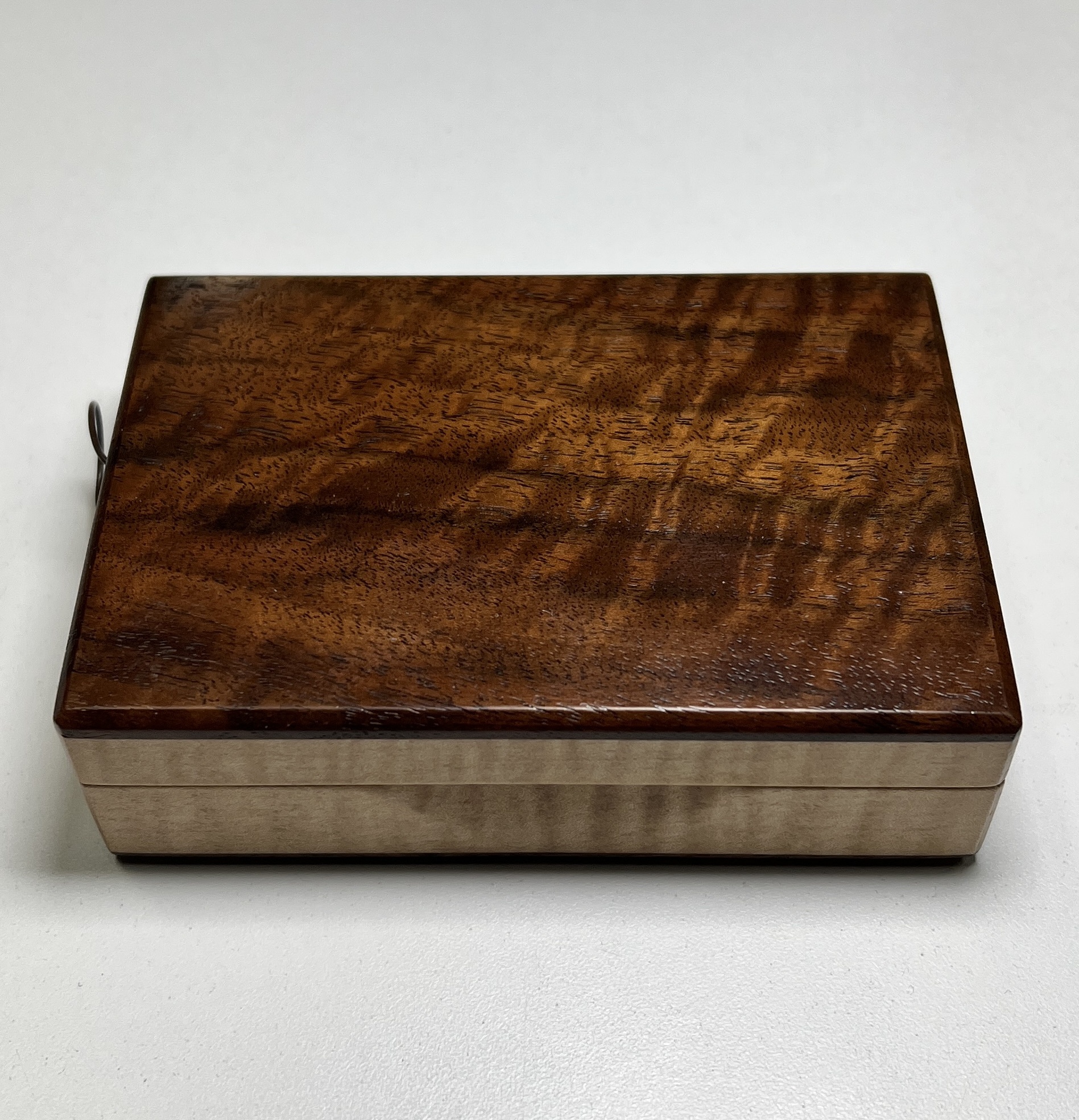 Dutch Box - Tom's Model #15 - Gunstock Walnut + Fiddleback Maple