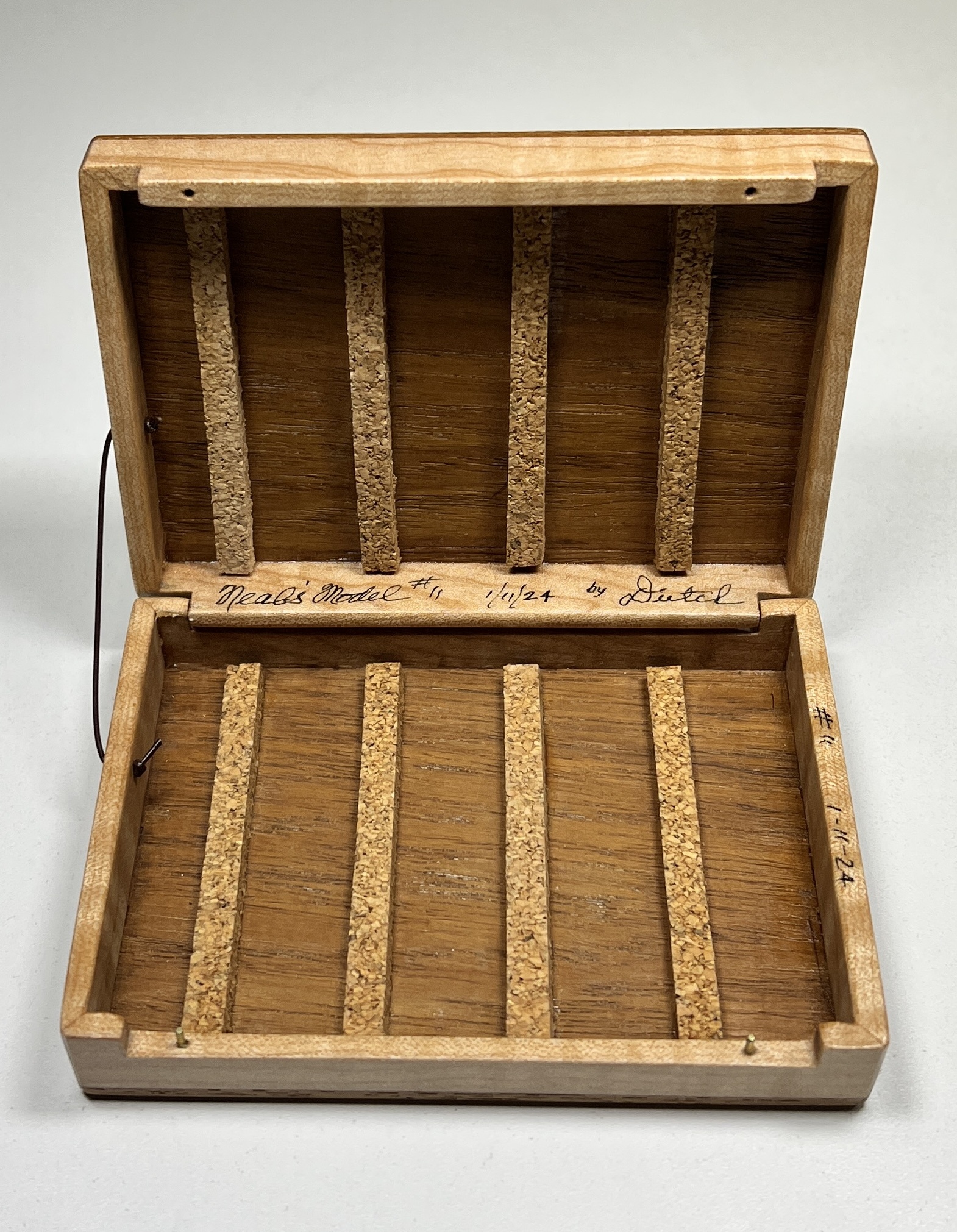 Dutch Box - Neal's Model #11 - Teak + Maple