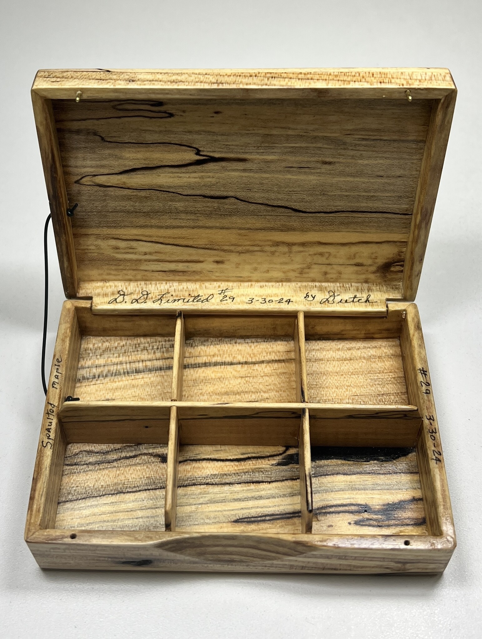Dutch Box - D.D. Limited #29 - Spalted Maple