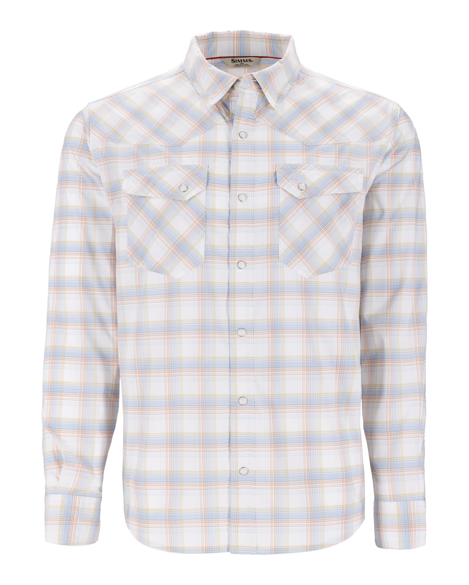 Simms Brackett L/S Shirt - White Brackett