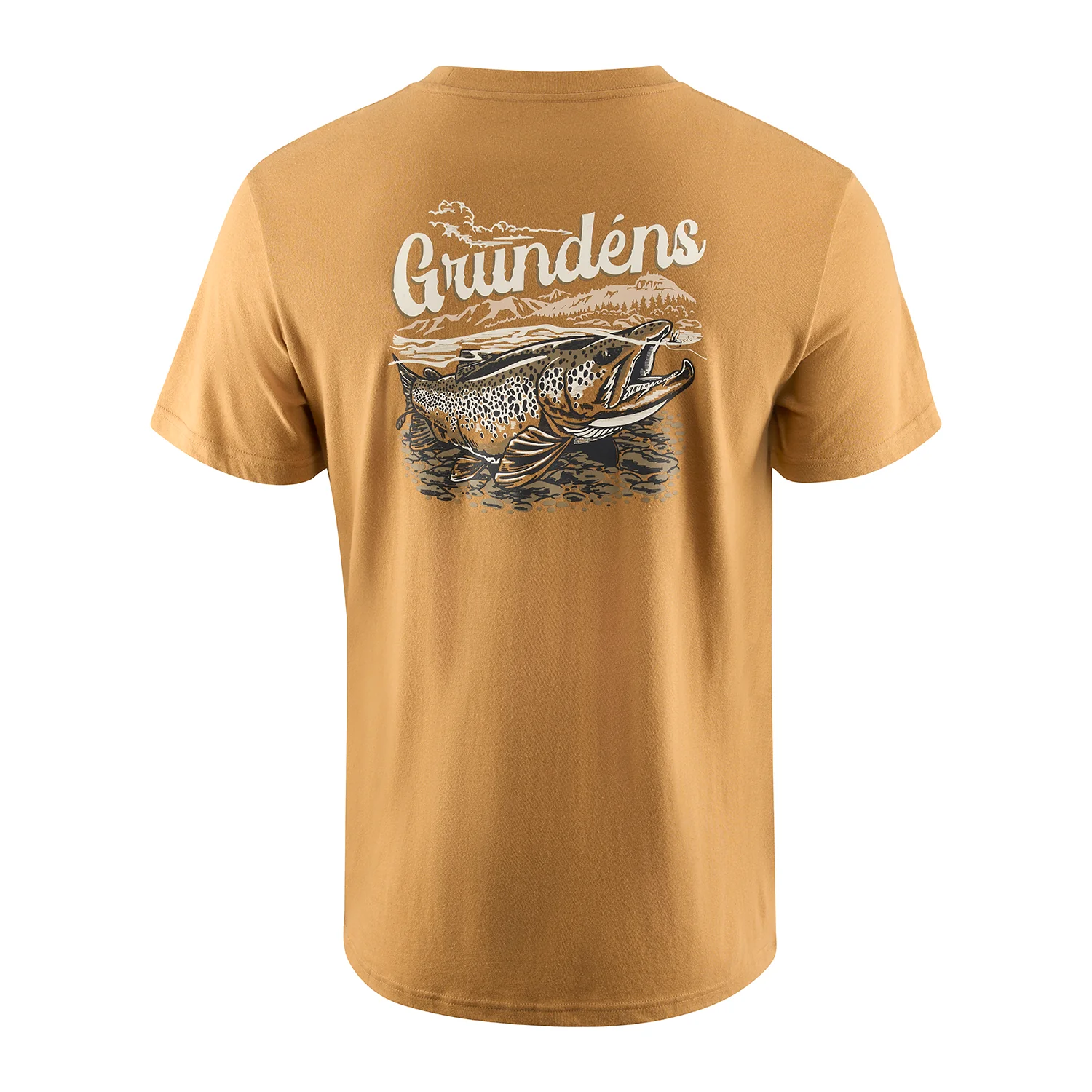 Grundens Leroy Brown S/S T-Shirt - Whiskey
