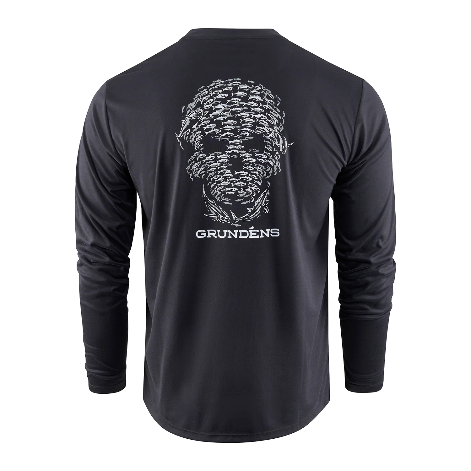 Grundens Bait Ball L/S Tech Tee - Black