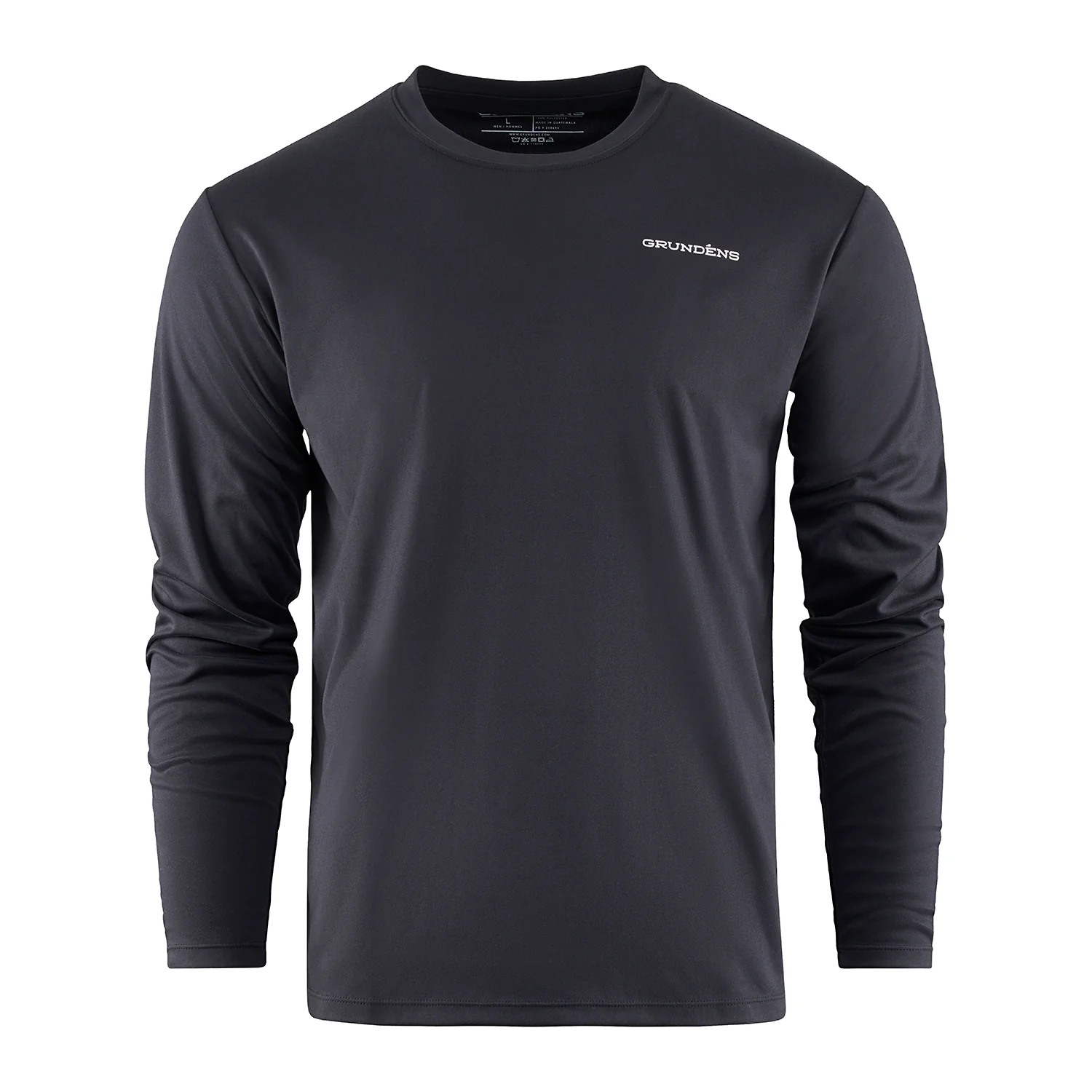 Grundens Bait Ball L/S Tech Tee - Black