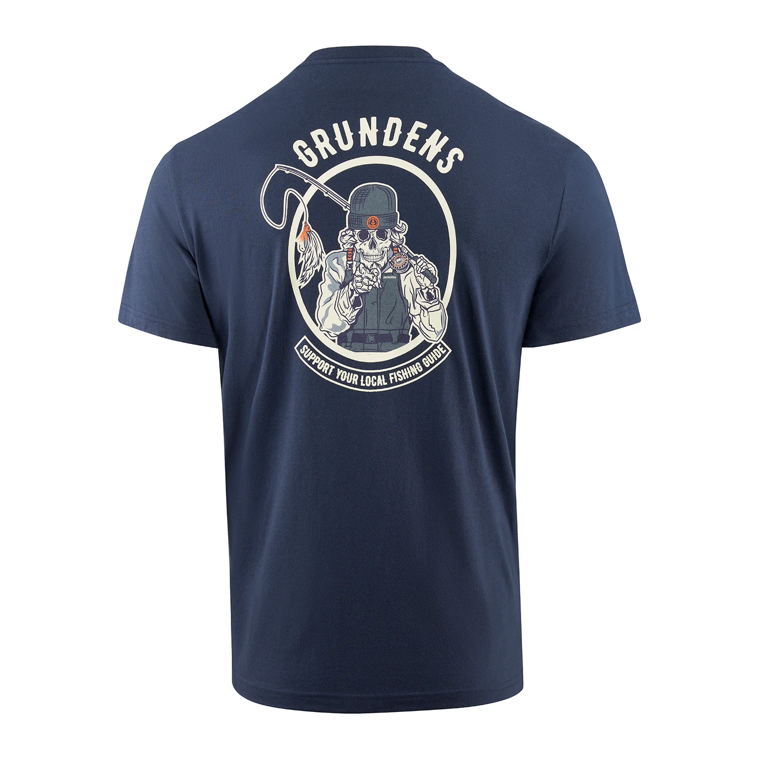 Grundens Support Guides S/S T-Shirt - Dark Navy