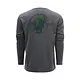 Grundens Kracken L/S Tech Tee - Anchor