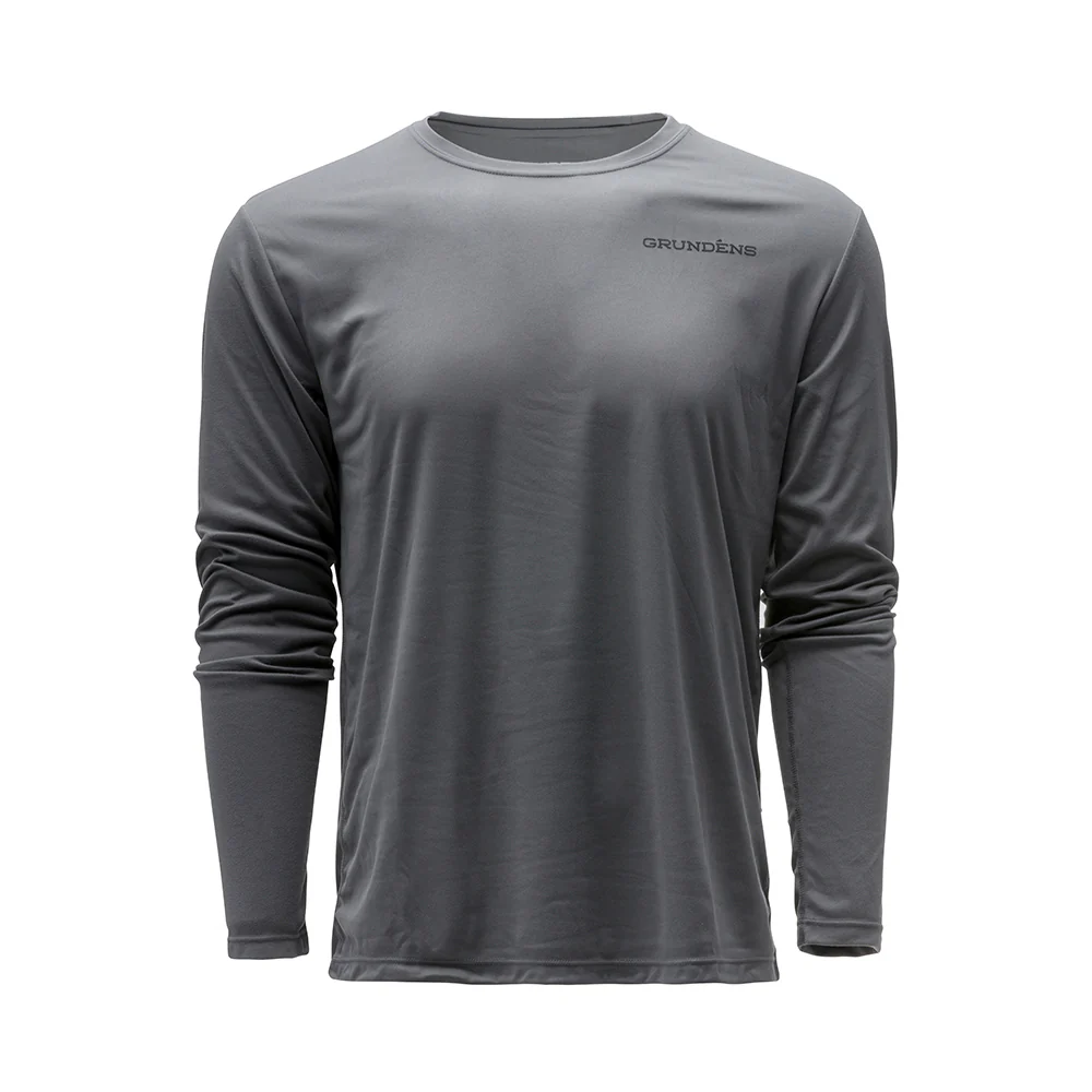 Grundens Kracken L/S Tech Tee - Anchor