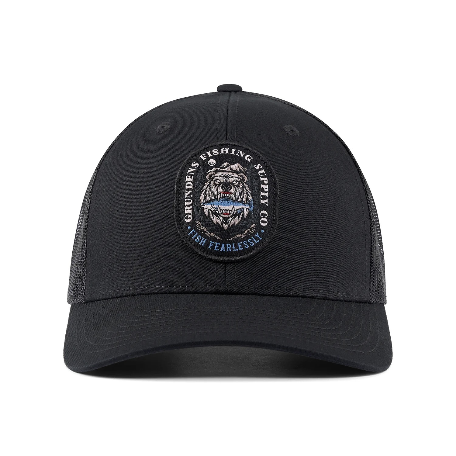 Grundens Bear Essentials Trucker Cap - Black