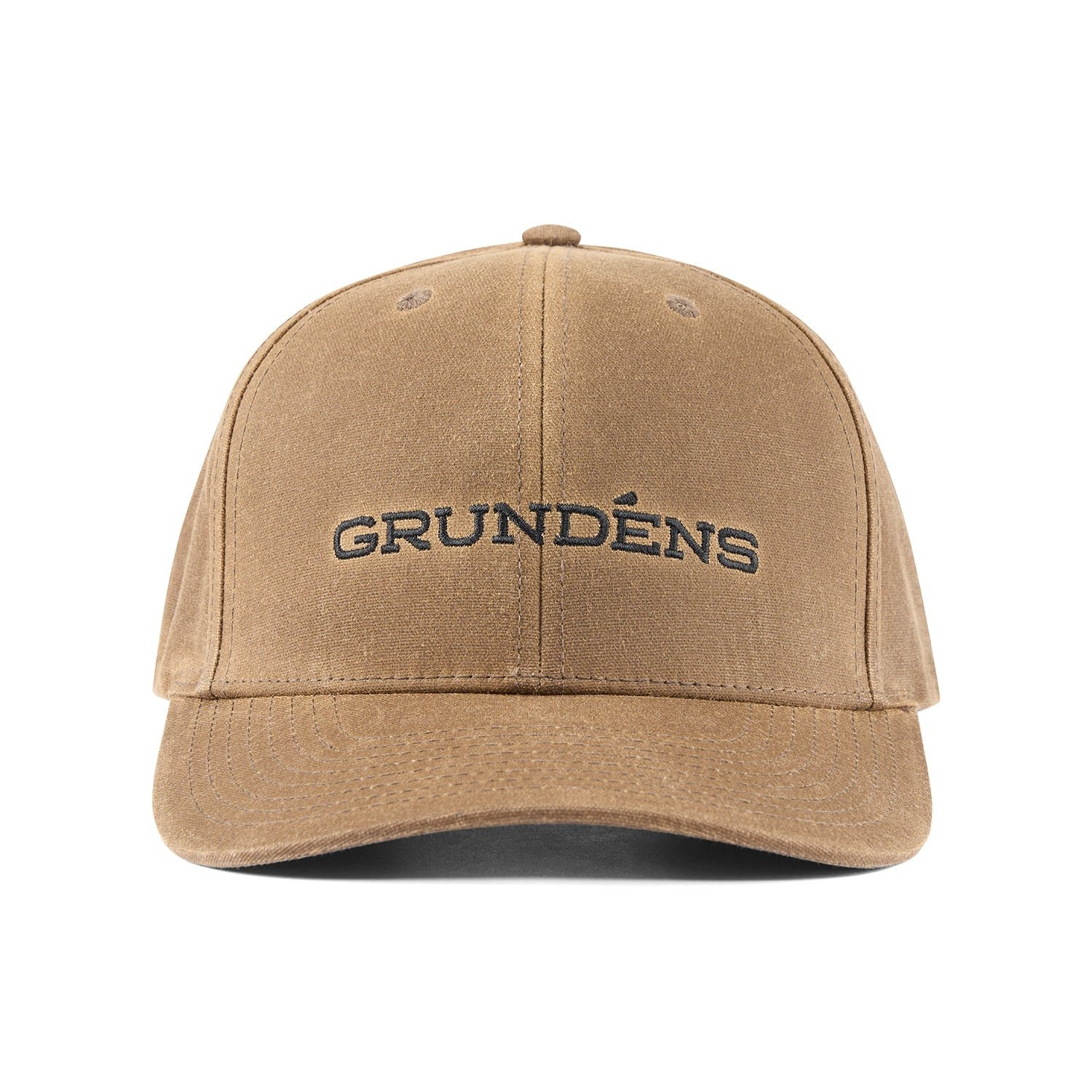 Grundens Wordmark Waxed Cap - Brown