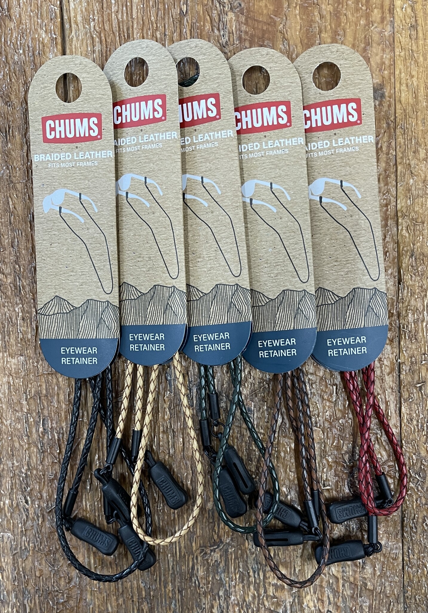 Chums Braided Leather Eyewear Retainer