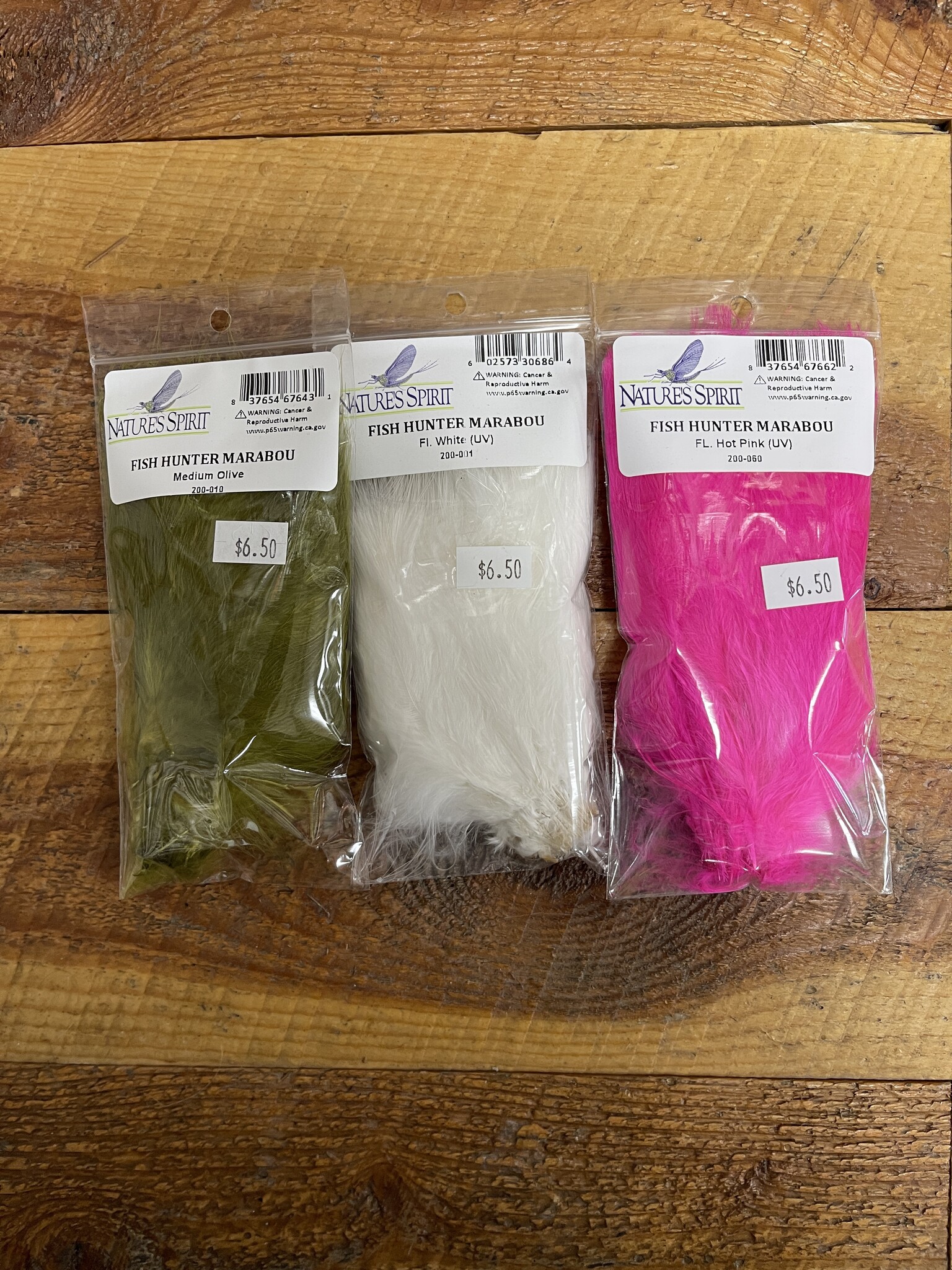 Fish Hunter Marabou Blood Quills