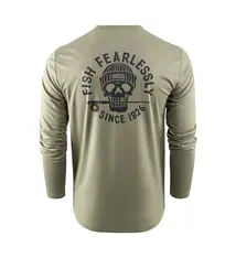 Grundens Deadstick LS Tech Tee - Forest