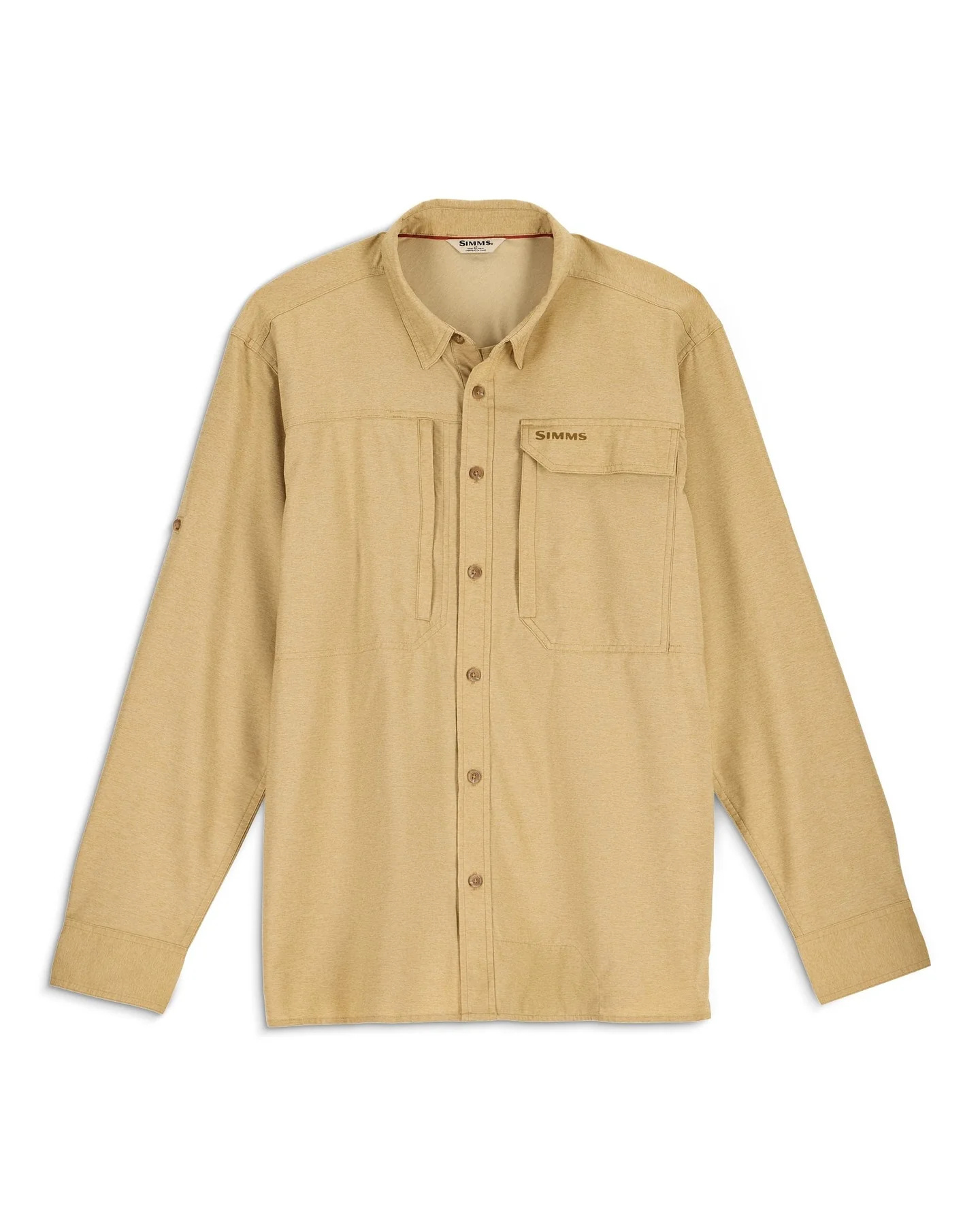Simms Guide Bugstopper LS Shirt - Bistre Heather