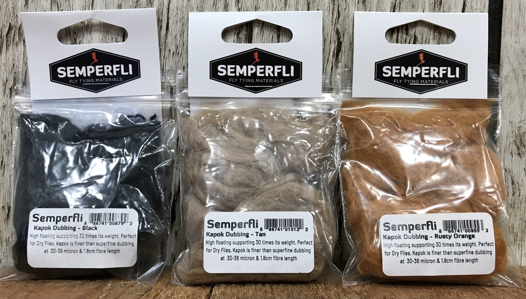 Semperfli Kapok Dry Fly Dubbing - Rust