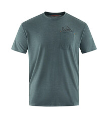 Grundens Species Pocket Tee - Deep Forest Heather