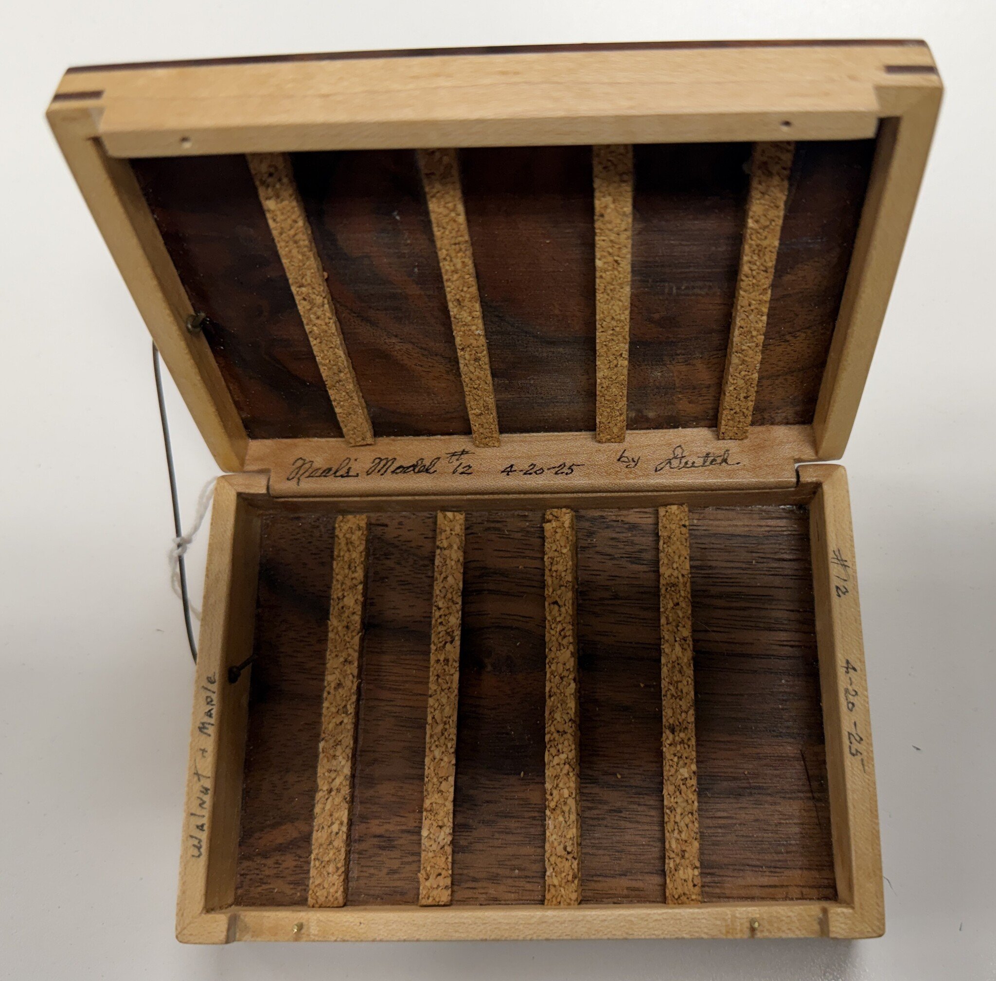 Dutch Box - Neal's Model #12 Walnut & Maple