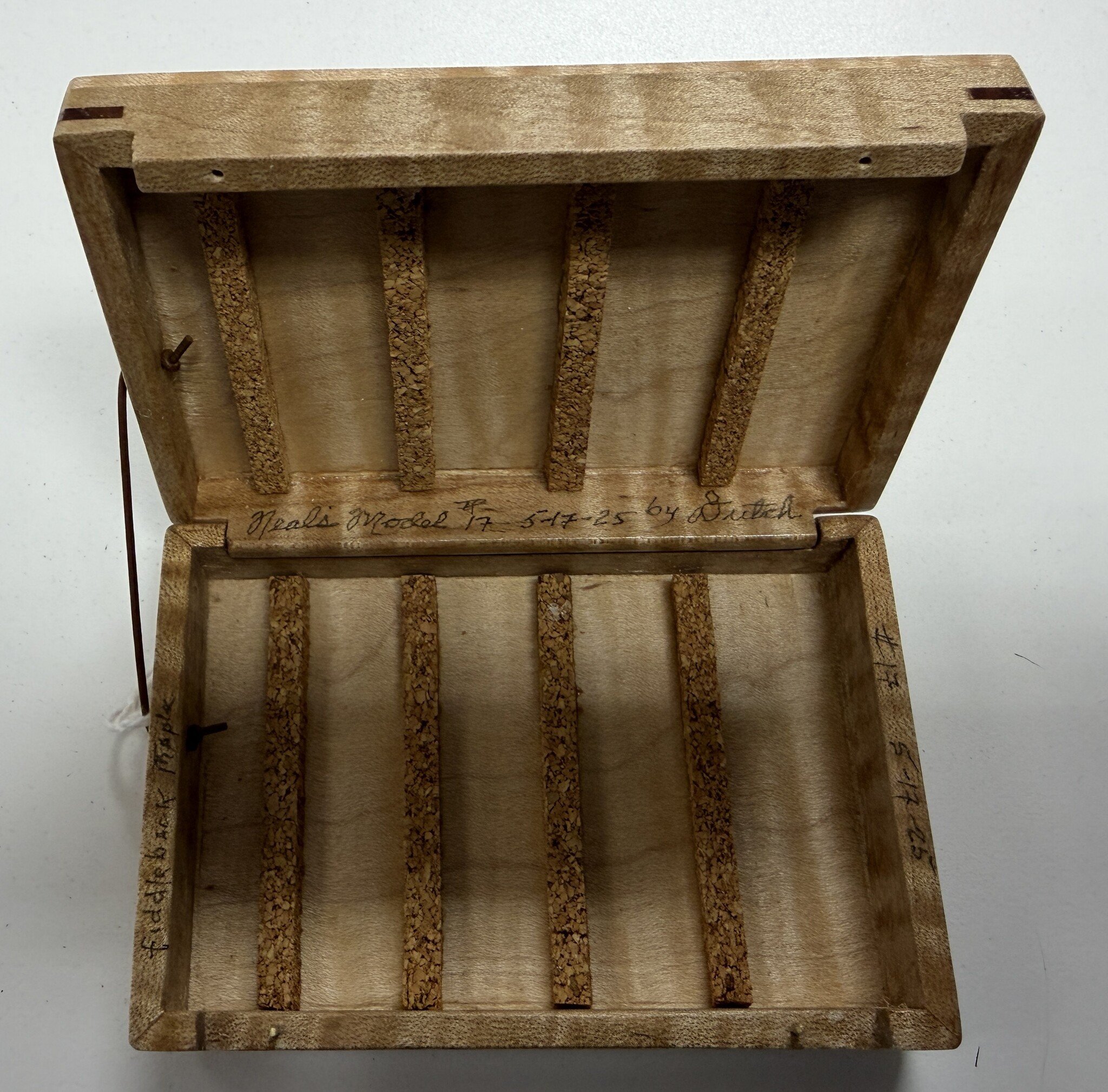 Dutch Box - Neal's Model #17 Fiddleback Maple