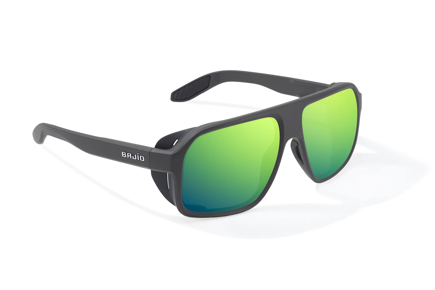 Bajio Cocho Graphite Black/Green Mirror