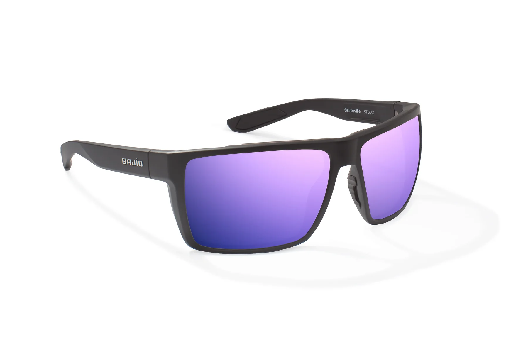 Bajio Stiltsville Black Matte/Violet Mirror