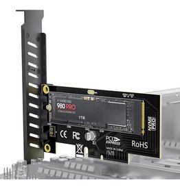 M.2 NVMe SSD PCI-E 4.0 X4 Adapter, 64Gbps