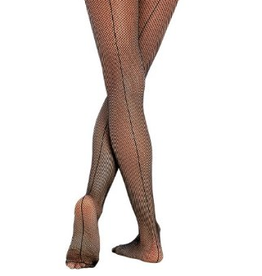 Bodywrappers Adult Fishnet Seamed Total Stretch Tights A62