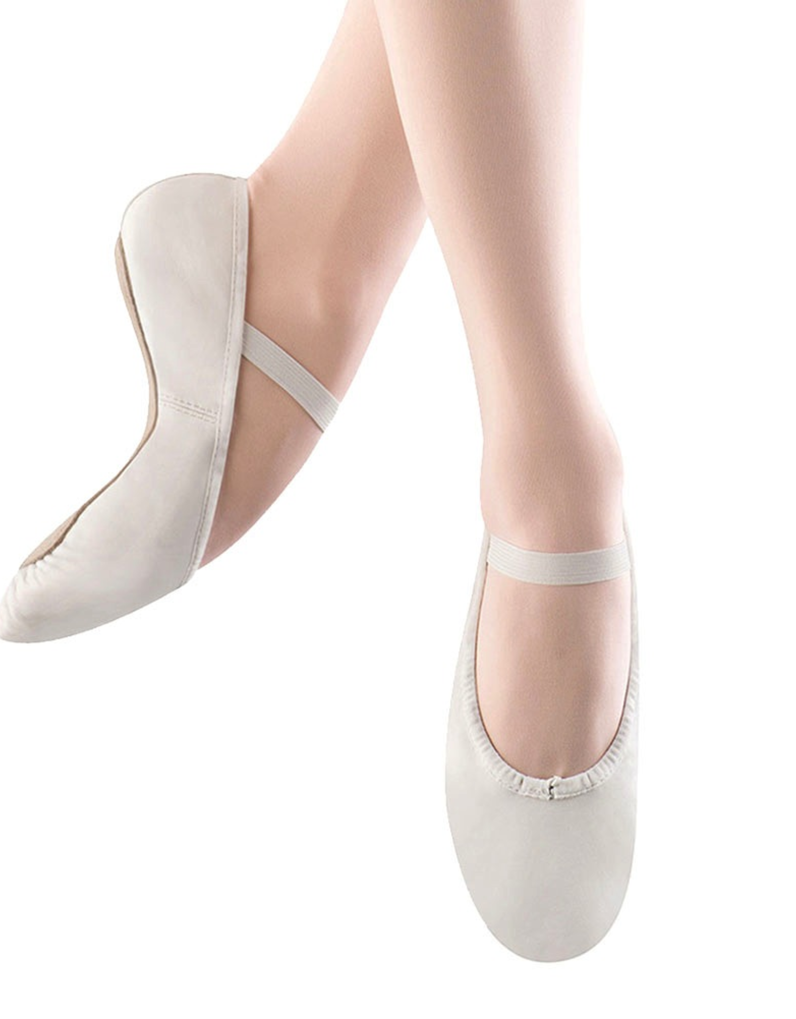 women's white ballet slippers