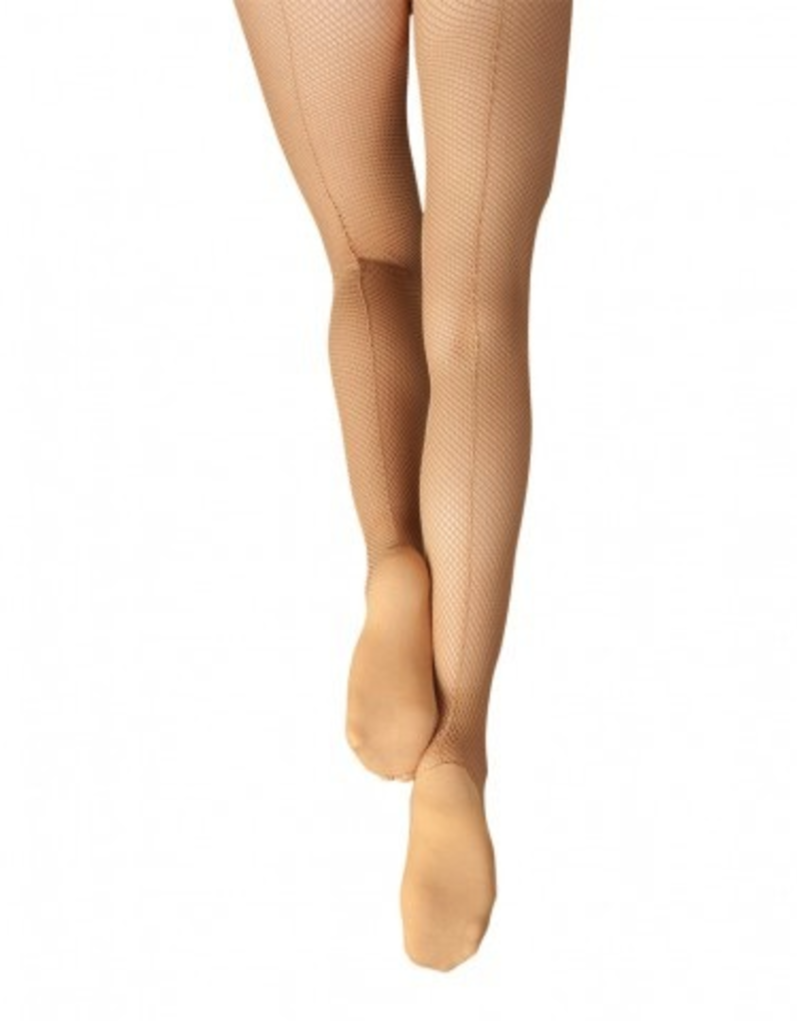 Capezio Men's Knit Footed Tights With Back Seams