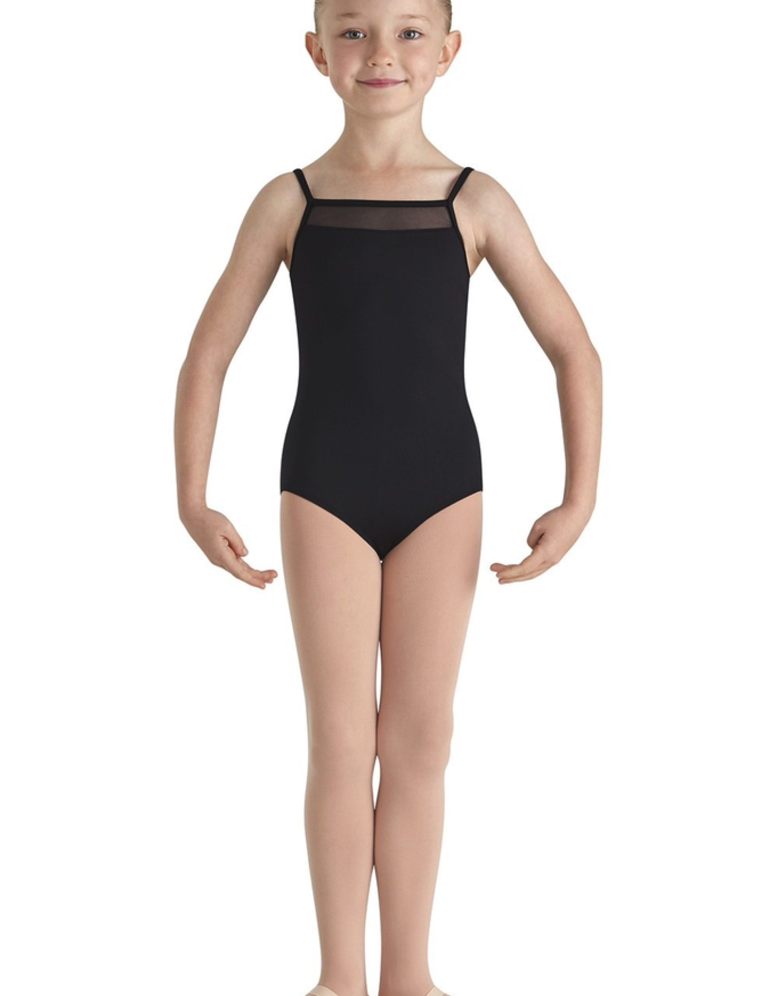 Bloch CL8710 Mesh Front Emb Back Cami Leo Youth