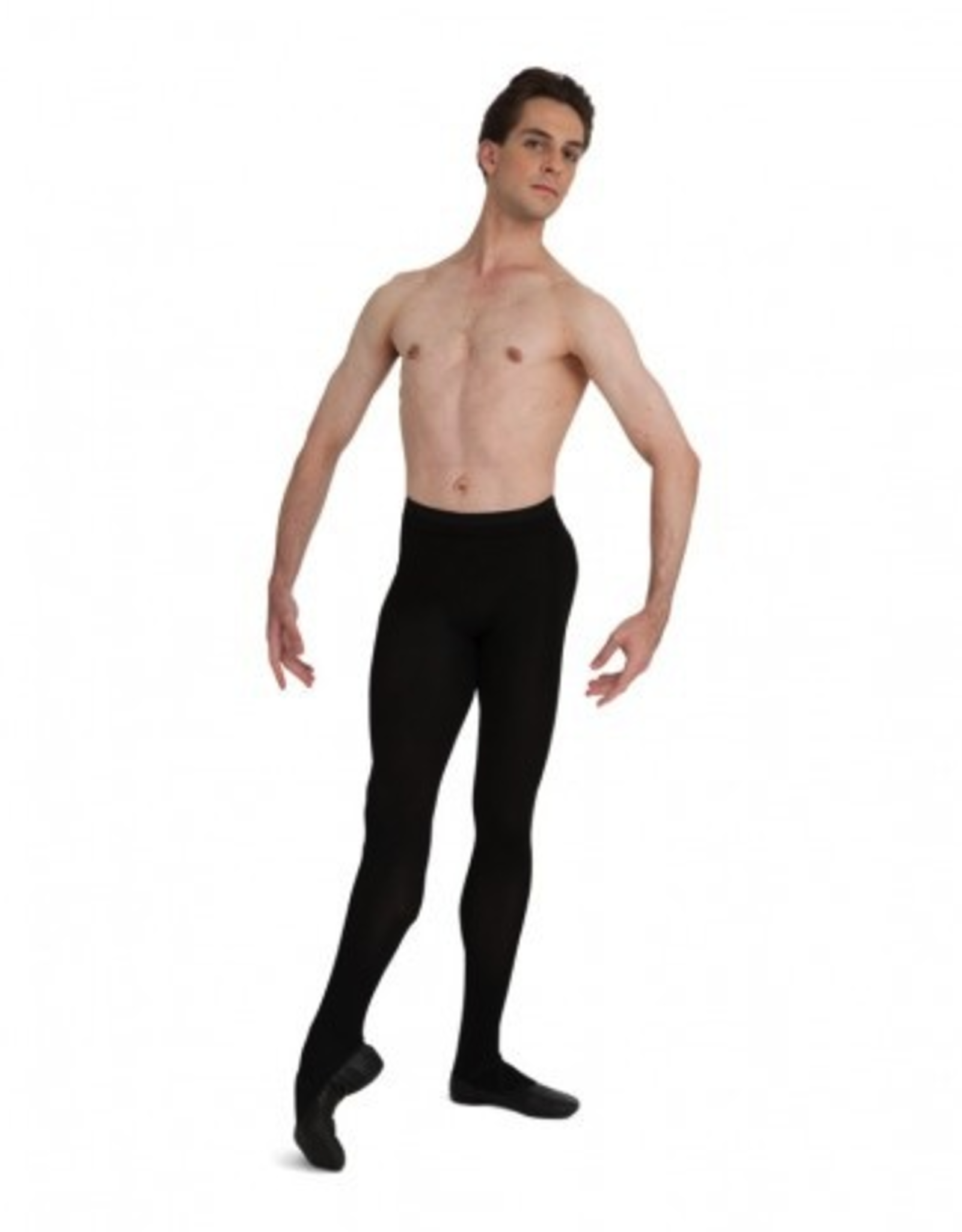 Capezio MT11 Mens Knit Footed Tights w/Back Seams Adult