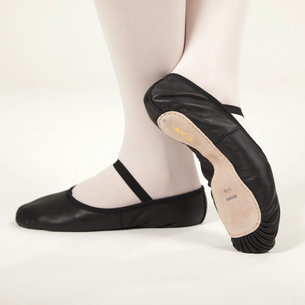 Bloch Child Black Full Sole Leather Ballet Slipper S0205G - Dance Tampa