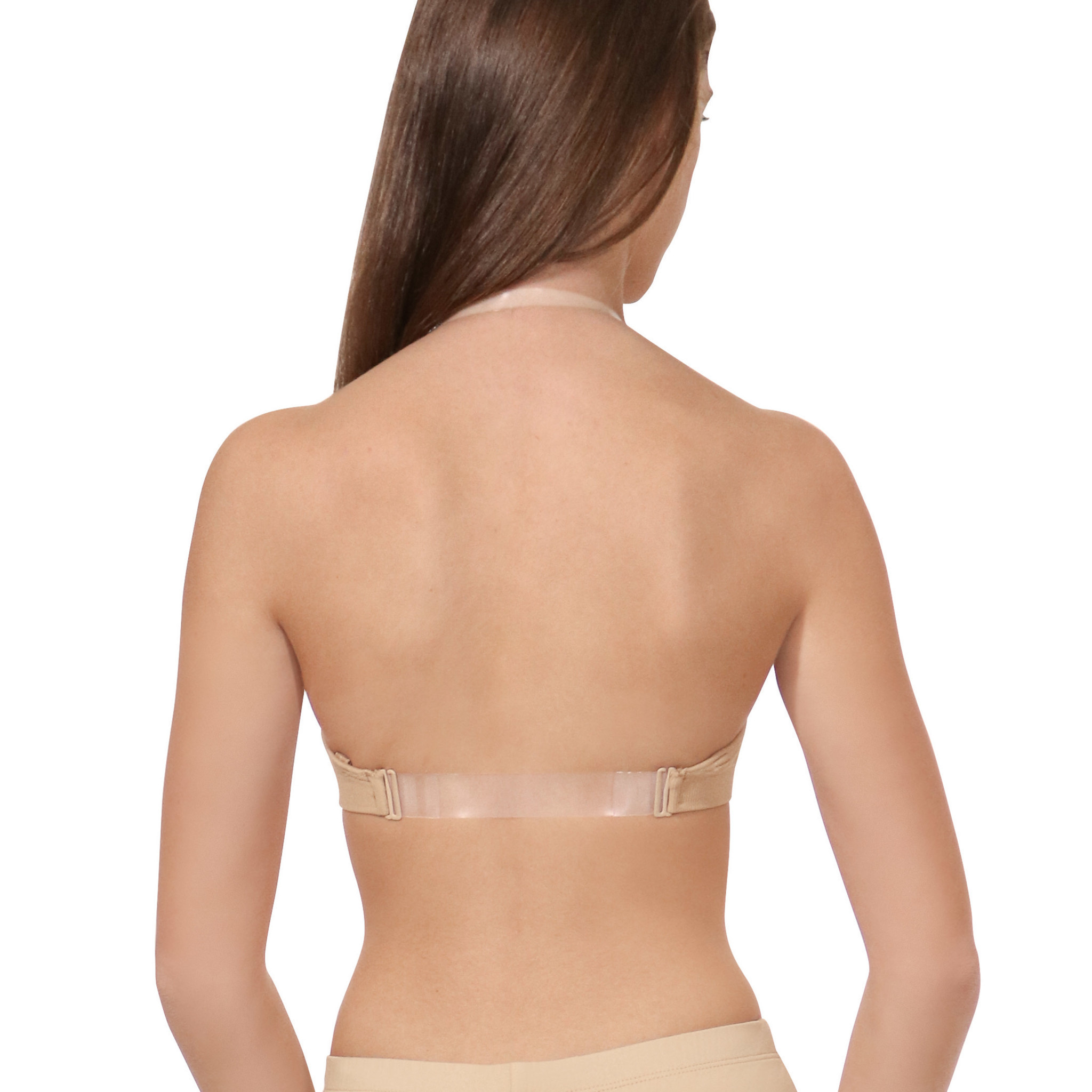 clear back sports bra