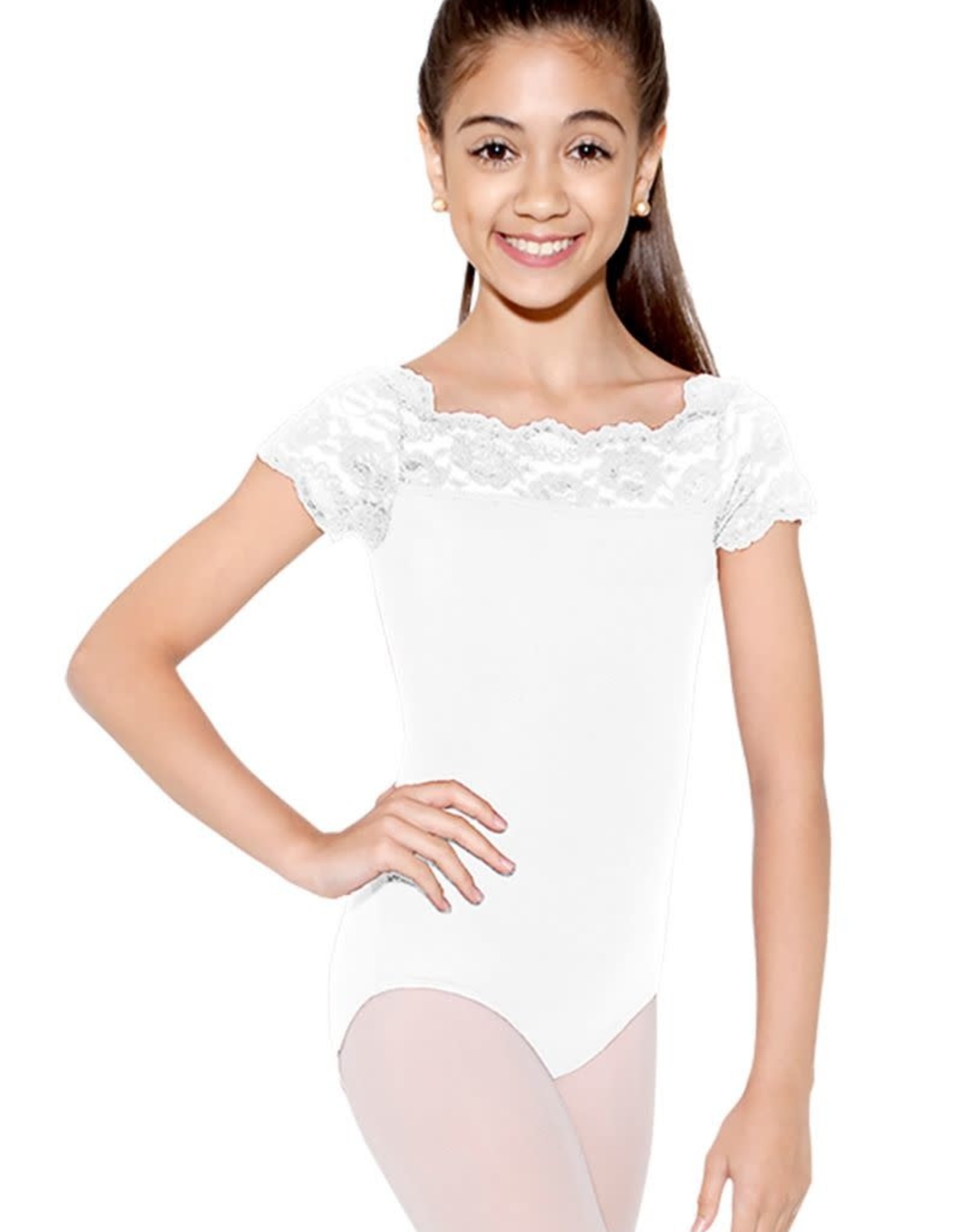 So Danca SL-17 Tilly Cap Sleeve Lace Leo Youth