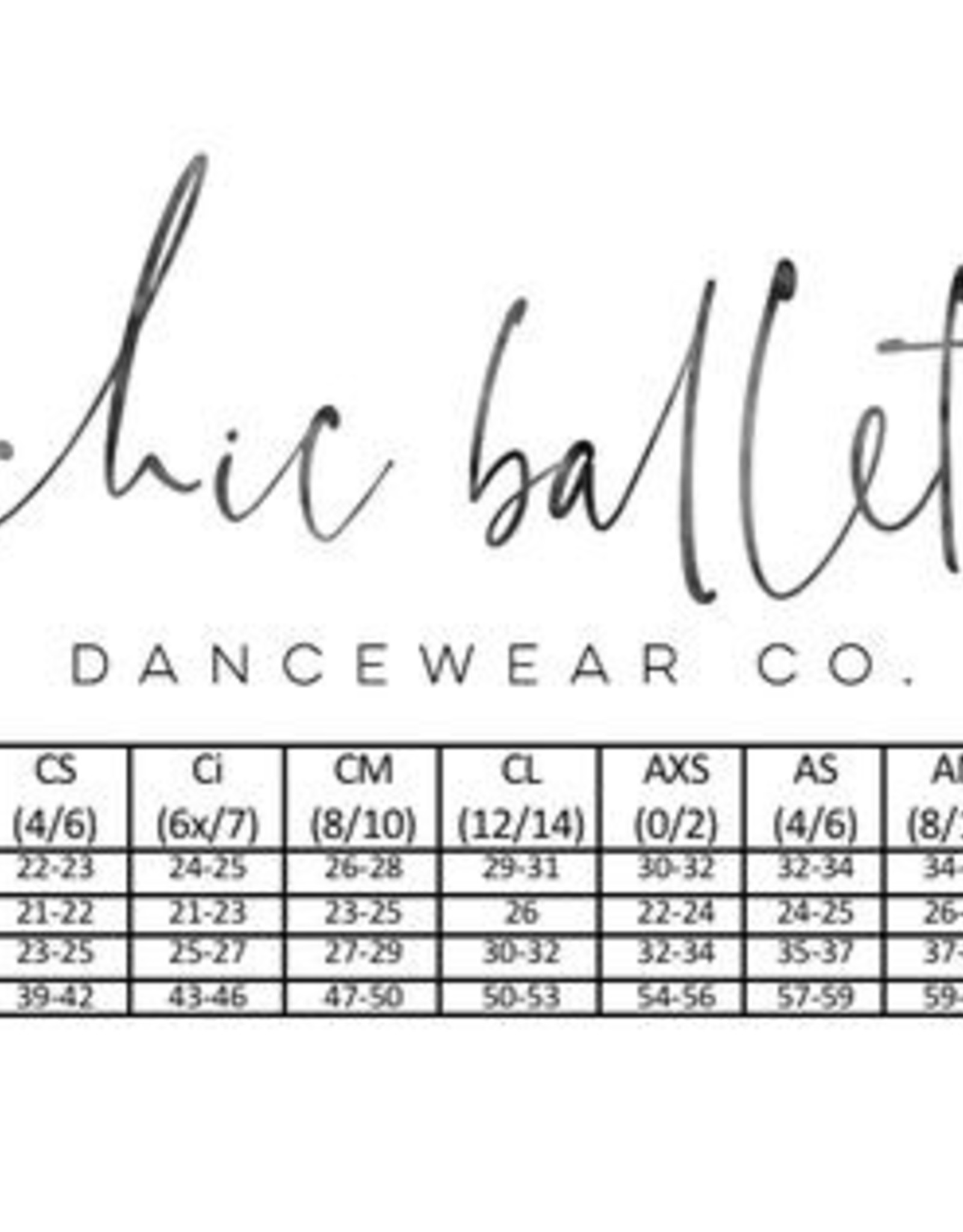 Chic Ballet The Faith Leotard (CHIC106)