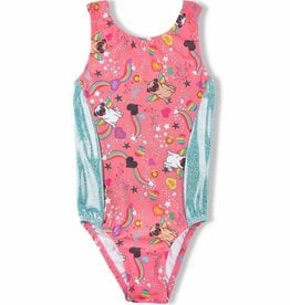 Girl Power Sport Pugicorn Leotard (pug+unicorn=pugicorn)