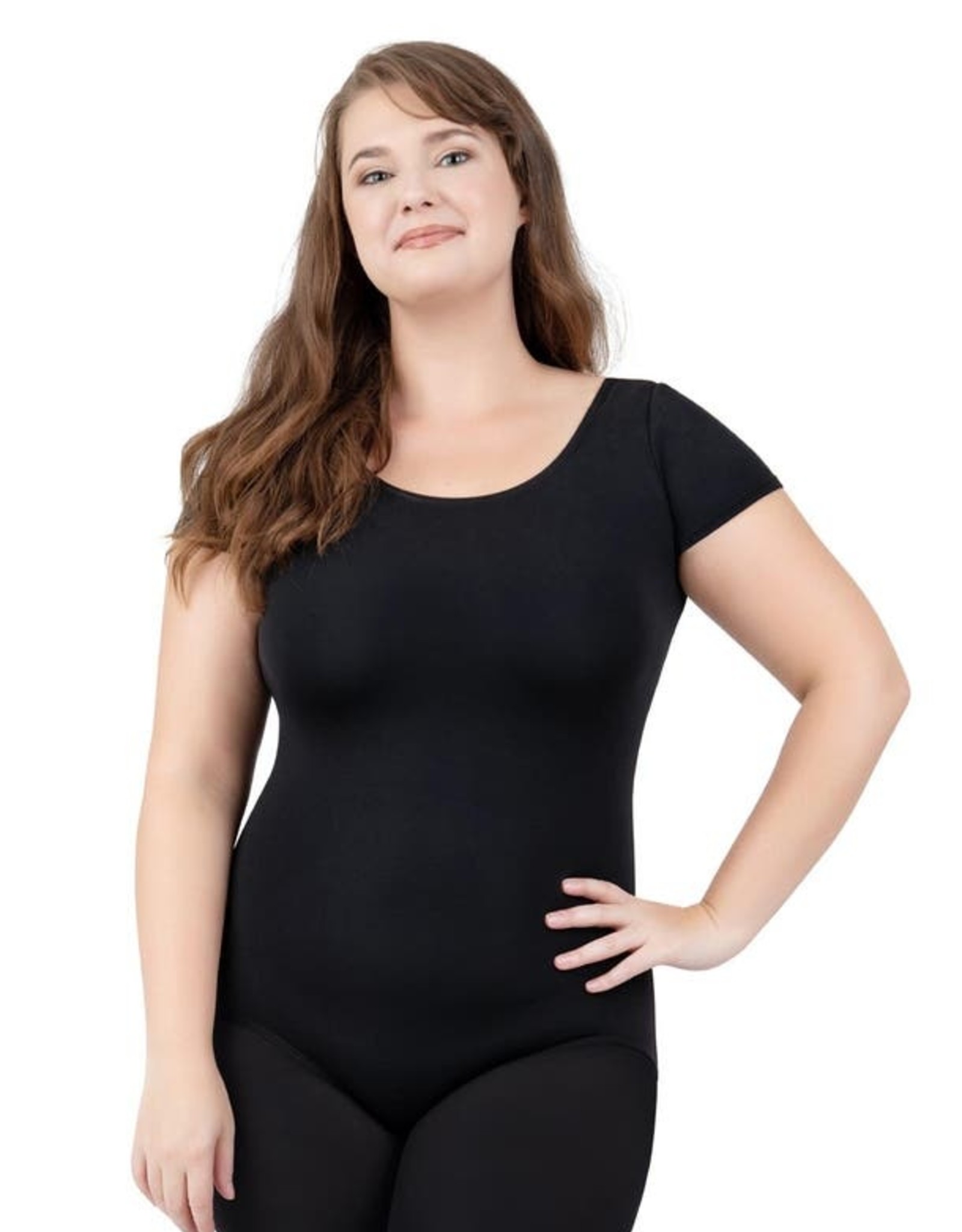 Capezio TB133 Short Sleeve Leo Adult