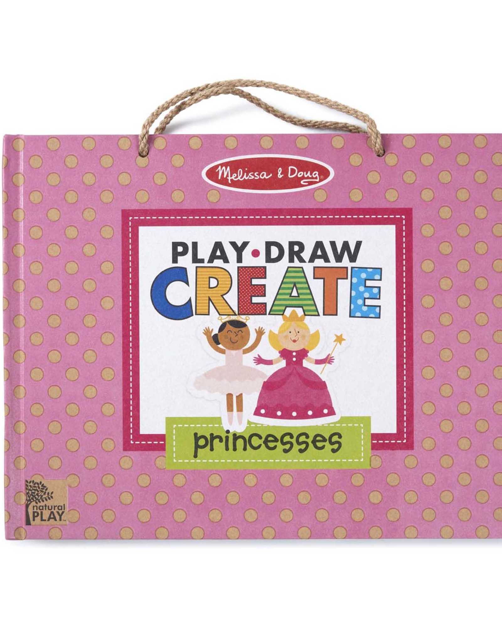 Melissa and Doug Play, Draw, Create Reusable Drawing & Magnet Kit - Princesses