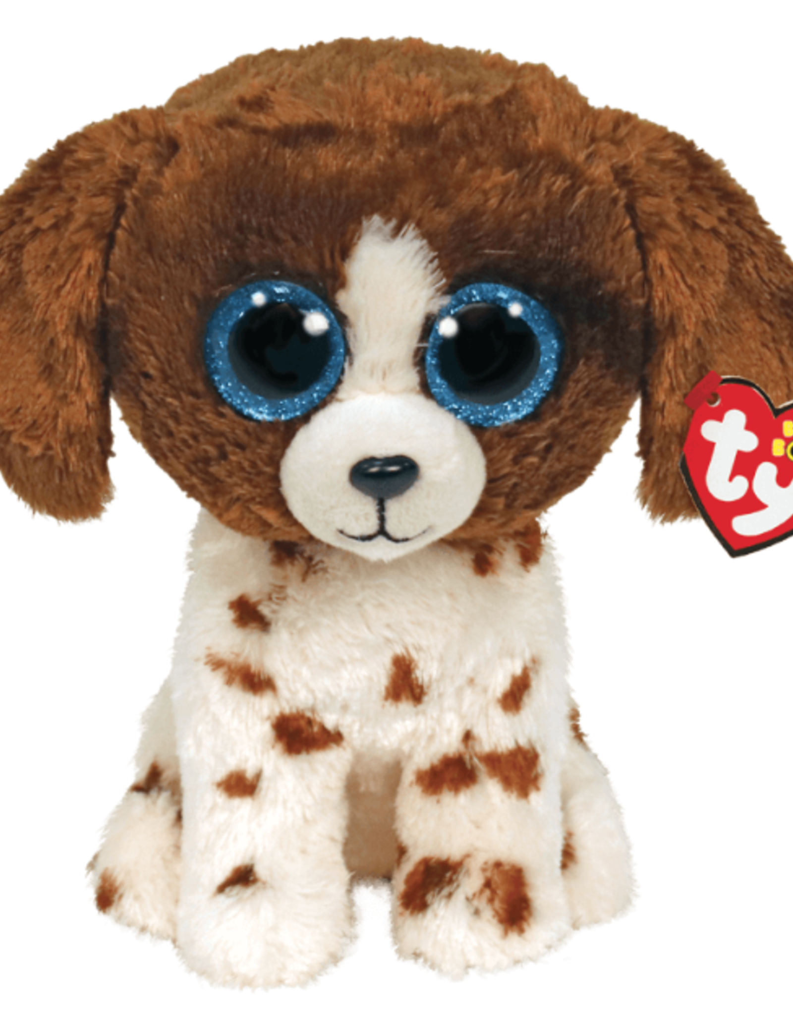 Ty Beanie Boos Muddles The Brown and White Dog