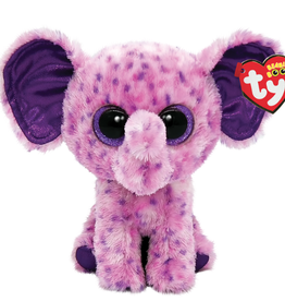Ty Beanie Boos Eva The Purple Speckled Elephant