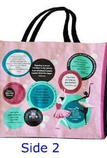 N.B.G. Reusable Ballet Quotes Design Shopping Ballet Bag