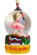 N.B.G. Mini Clara with Nutcracker Snow Globe Ornament