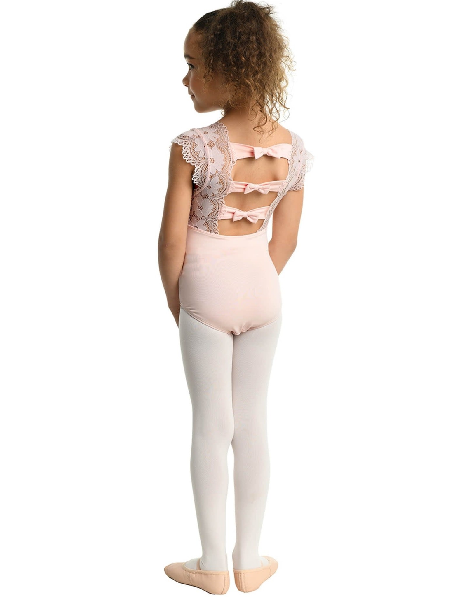 Danznmotion Youth Brie Scalloped Lace Leotard 23104C