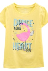 Carter's Youth Flamingo Dance Your Heart Out Jersey Tee