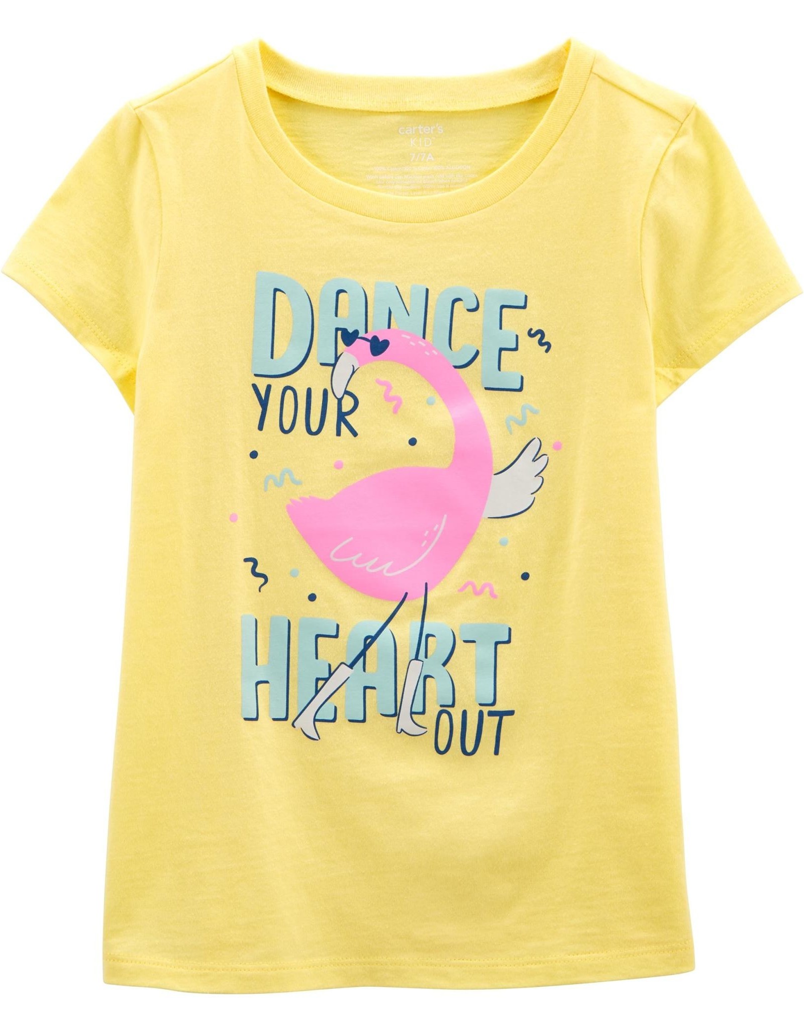 Carter's Youth Flamingo Dance Your Heart Out Jersey Tee