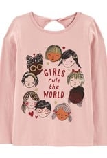 Carter's Youth Girls Rule The World Jersey Tee