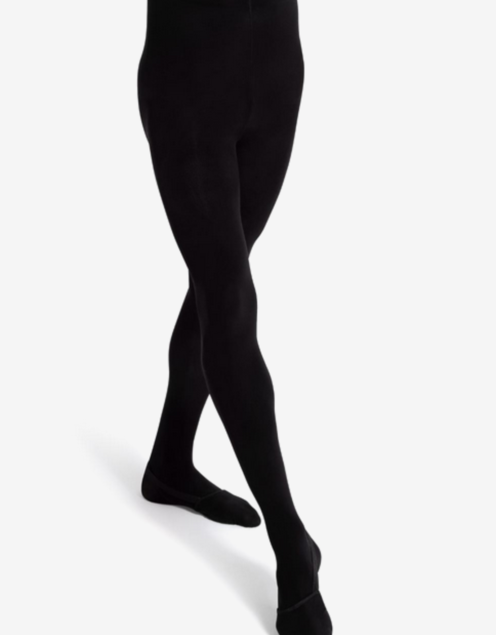 ADULT CAPEZIO FOOTLESS TIGHTS WITH SELF KNIT WAISTBAND - 1917