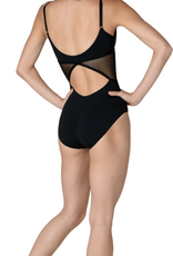 Danznmotion 21100A Alexis Cami with Sheer Inserts Adult Leotard