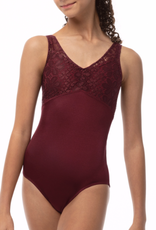 Suffolk Penny Lane Pinch Front Overlay Tank Adult Leotard 2553A