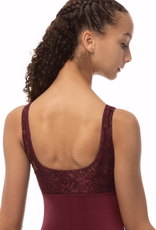 Suffolk Penny Lane Pinch Front Overlay Tank Adult Leotard 2553A