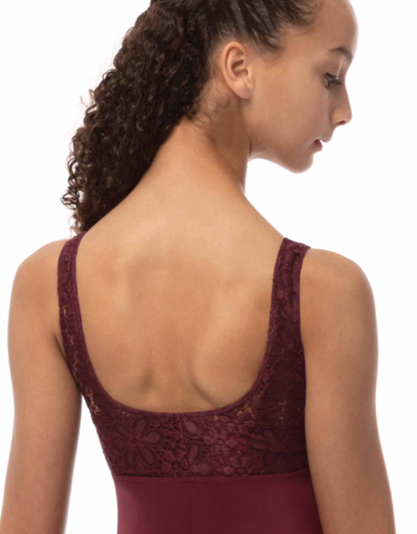 Suffolk Penny Lane Pinch Front Overlay Tank Adult Leotard 2553A