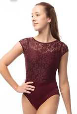 Suffolk Penny Lane Overlay Cap Sleeve Adult Leotard 2555A