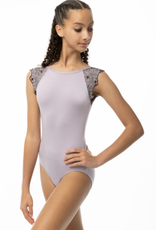 Suffolk 2576C Stormy Flutter Sleeve Youth Leotard